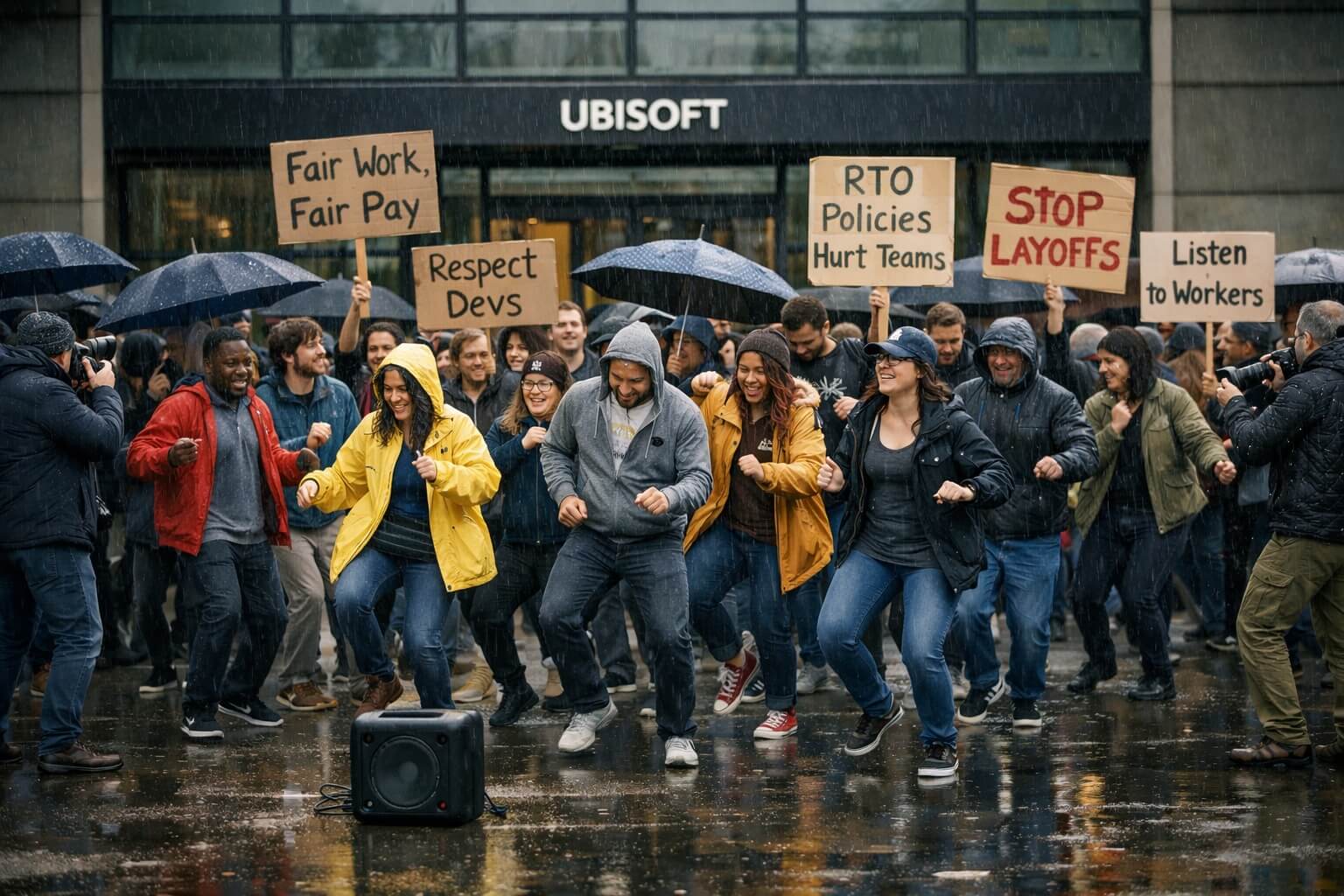 Ubisoft employees stage three-day strike over return-to-office push and new cost-cutting plan Photo 0001